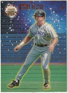 1998 Topps Stars #131 TODD HELTON Colorado Rockies Bronze #/9799 Buy3+1Free - Picture 1 of 2