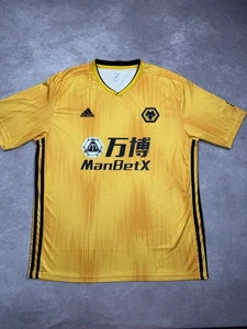Camiseta deportiva Wolverhampton Wanderers para hombre 2XL EPL fútbol Adidas 2019 20 - Imagen 1 de 24