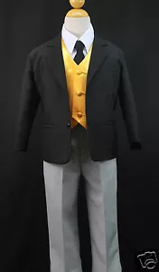 Baby Toddler Boy Sir Topham Hatt Costume FORMAL Wedding Suit S-7 - Picture 1 of 14