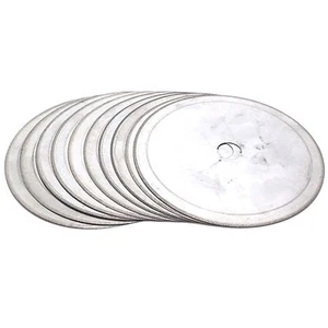 10Pcs 4" 100mm Super-Thin Arbor 1/2" Rim 0.25mm Diamond Lapidary Saw Blade - Picture 1 of 9