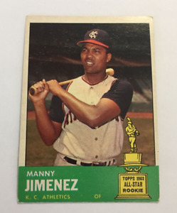 1963 Topps Manny Jimenez #195