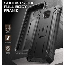 Motorola Moto G Power 2021 Case Poetic Shockproof Kickstand Cover Black