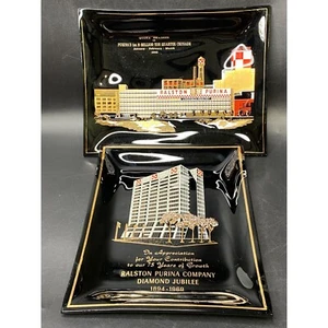 De colección Raro Ralston Purina Co 1894-1969 Premio y Cuota Smasher 1962 Placas de Vidrio Fac - Imagen 1 de 14