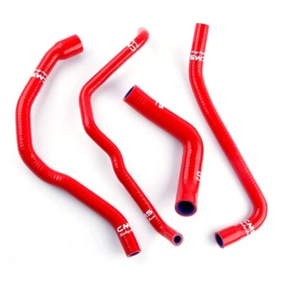 Fits 2002-2006 Triumph Speed Triple / Daytona 955i Silicone Radiator Pipes Red — 第 1/4 张图片
