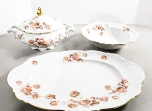 3PC MITTERTEICH BAVARIA PLATTER SERVING BOWL LIDDED BOWL SET, VINTAGE - Picture 1 of 6