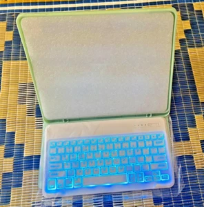 TESTED - Apple iPad Air Bluetooth LED Keyboard Case – Wireless, Protective Cover - Picture 1 of 5