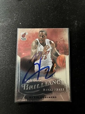 Mario Chalmers Signed Autographed 2012-13 Brilliance Card Miami Heat - Image 1 of 2