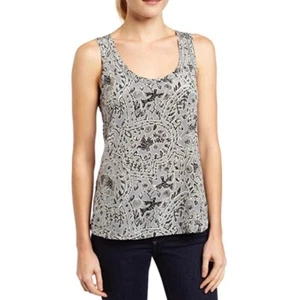 Joie Anthro Saunders Silk Racerback Tank Womens Gray Size S - Picture 1 of 8