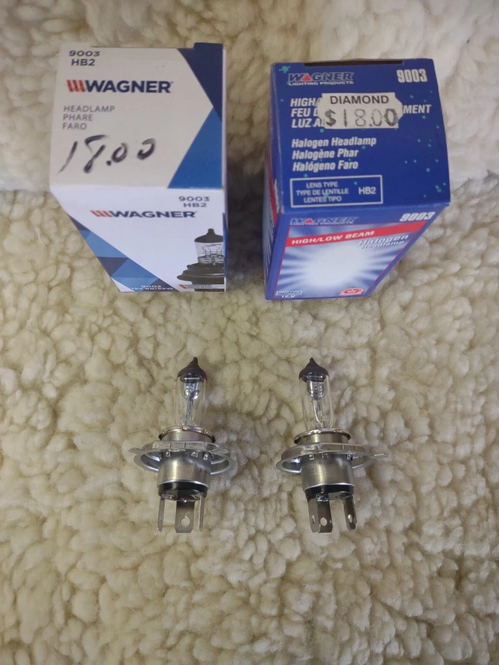 Lâmpadas de halogênio 2-Wagner Lighting 9003 HB2 feixe alto baixo  - Imagem 1 de 1