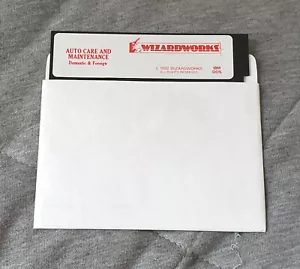 Vintage DOS software - WizardWorks Auto Care & Maintenance - 5.25" floppy - Picture 1 of 1