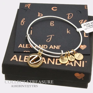 Authentischer Alex und Ani zweifarbiger V erweiterbarer rafaelianischer Silber Charm Armreif - Bild 1 von 1