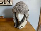 Mad Bomber Khaki Tan Trapper Hat Rabbit Fur Adult Large Aviator Camping Outdoor