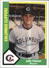 1990 Columbus Clippers CMC #3 John Habyan