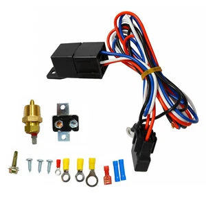 3/8" 175-185 Engine Fan Thermostat Temperature Relay Switch Sensor Replacement - Picture 1 of 8