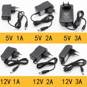 AC DC 5V 12V 24V 1A 2A 3A Power Supply Adapter Transformer LED Strip Light CCTV - Picture 1 of 22