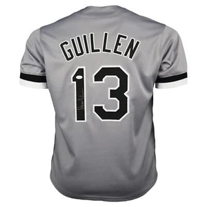 Ozzie Guillen Signed Chicago Pro-Edition Gray Baseball Jersey (JSA) - Picture 1 of 3