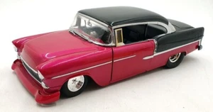 Danbury Mint 1/16 Scale 1172001000018 - 1955 Chevy Bel Air Pro Street Pink/Black - Picture 1 of 5