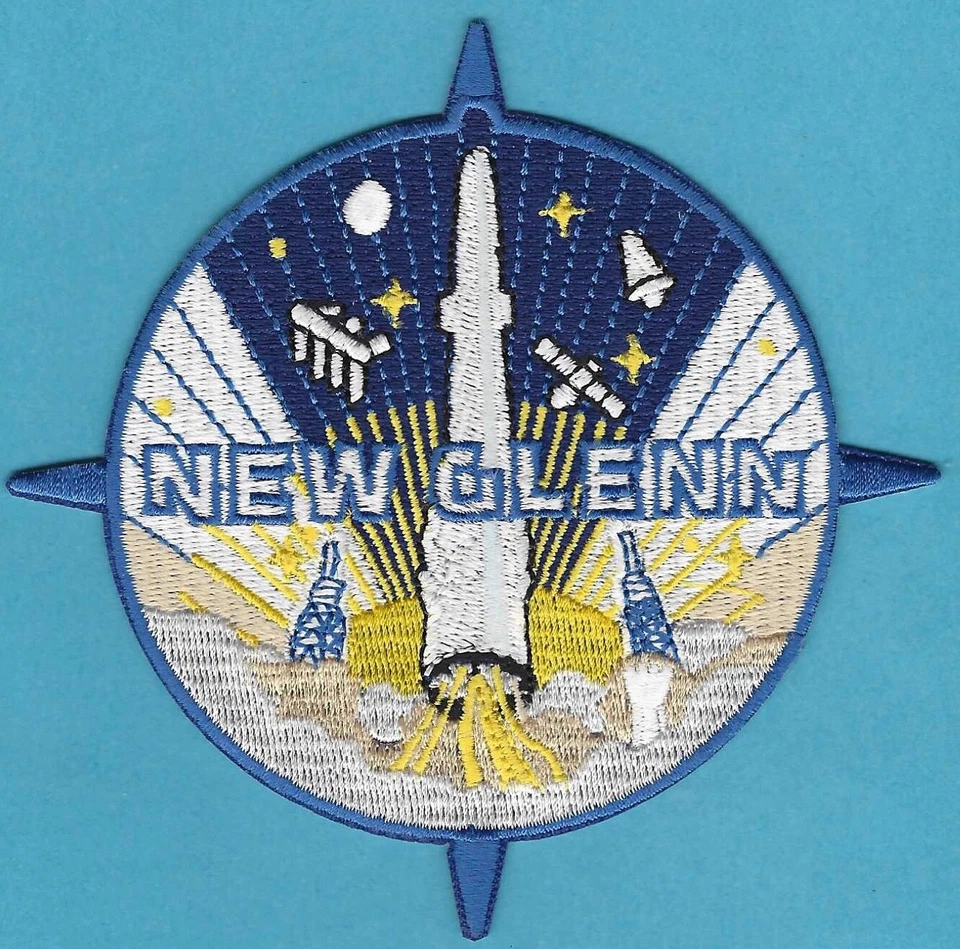 BLUE ORIGIN NG-1 NEW GLENN SATELLITE SPACE LAUNCH PATCH - Image 1 of 1