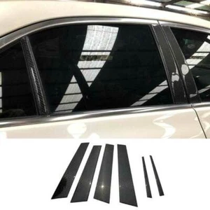 Adhesivo para cubierta de pilar de ventana de fibra de carbono ABS para Cadillac ATS 2013-2019 - Imagen 1 de 6