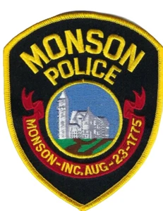 Monson (Hampden County) MA Massachusetts Police patch - NEW! - Picture 1 of 1