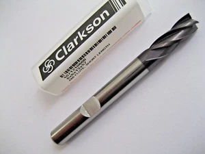 6mm COBALT END MILL TiALN COATED M42 4 FLUTED EUROPA CLARKSON 1071210600 P273 - Picture 1 of 7
