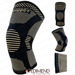 Pedimend™ 1X Copper Knee Sleeve Compression Support for Arthritis Pain Relief - Picture 1 of 7
