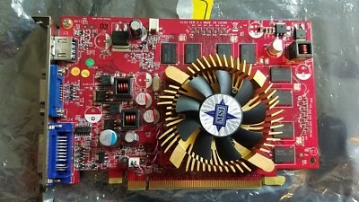 Tested Good MSI NVidia GeForce 9400 GT 256M PCIe x16 2.0 Graphics Video Card GPU - Image 1 of 3