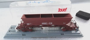 ECH Ho JOUEF WAGON TREMIE ARBEL FER EN BOITE CRISTAL - Foto 1 di 5