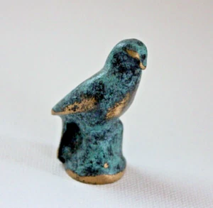 Adler Messing Bronze 88g Tier Figur Skulptur Statue Miniatur brass alt vintage 1 - Picture 1 of 6