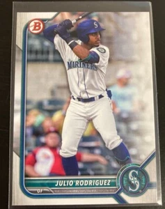 Julio Rodriguez 2022 Topps Bowman Paper Seattle Mariners MLB - Picture 1 of 2