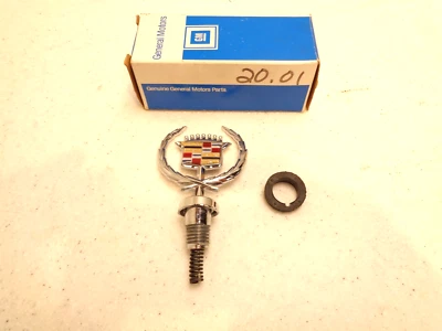 1985 1986 1987 1988 1989 1990 CADILLAC DEVILLE 60 SPECIAL NOS HOOD ORNAMENT GM - Image 1 of 4