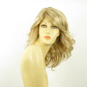 Perruque femme mi-longue blond méché blond très clair MAELYS 15t613 - Imagen 1 de 8
