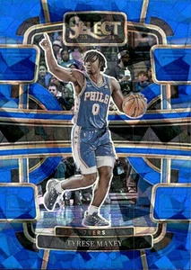 Tyrese Maxey - 2023-24 Panini Select Basketball - Cracked-ice Prizm #44 - Bild 1 von 2