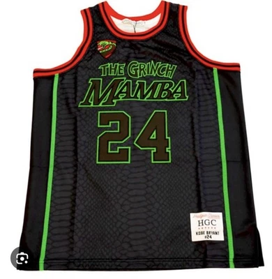 Kobe Bryant The Grinch Mamba Basketball Jersey Size Large New with Tags - Image 1 of 4