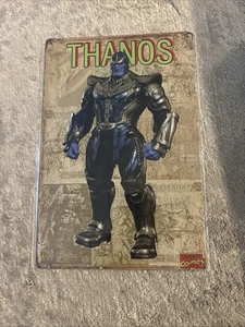 Thanos Metal Sign Marvel Comics 12” X8” G41 - Picture 1 of 3
