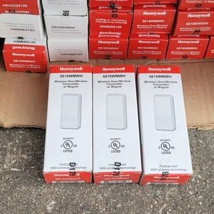 3 Pack- Honeywell 5816WMWH Wireless Door/Window Transmitter w/ Magnet 5816 NEW - Picture 1 of 4