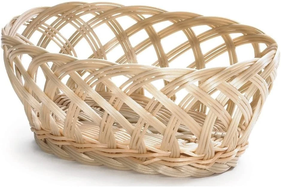 Tablecraft cestino in polipropilene, cesti effetto vimini, ceste per alimenti - Immagine 1 di 1