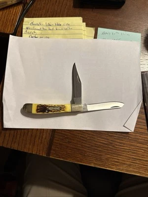 Faca de bolso dobrável Schrade Uncle Henry 1085955 Rancher Stagalon cabo - Imagem 1 de 4