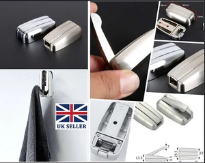 2x Silber Z.Legierung Wohnmobil Küche Bad Wand Haken Mantel Handtuchaufhänger Wohnmobil Boot - Bild 1 von 13