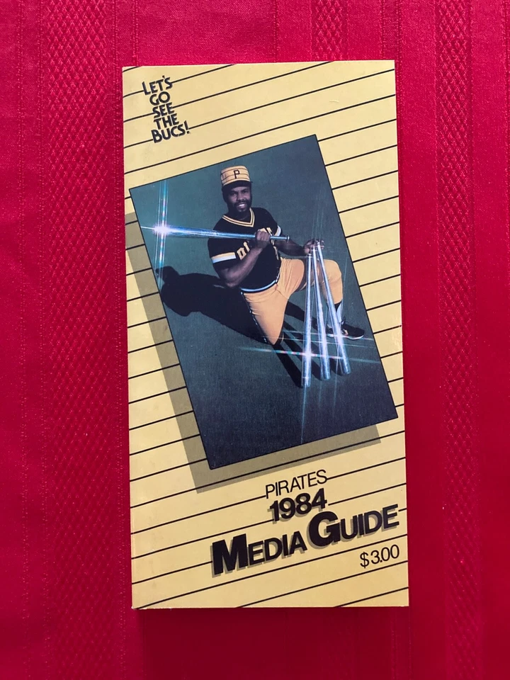 1984 MLB Pittsburgh Pirates media guide / Madlock / Lacy / Pena / Ray / Rhoden - Image 1 of 1
