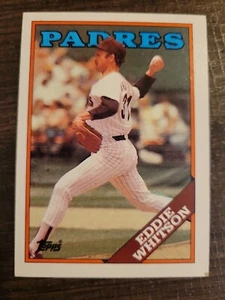 Eddie Whitson #330 1988 Topps Baseball Card LP Padres - Picture 1 of 2