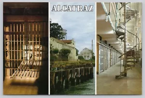 Alcatraz Island Federal Prison San Francisco Bay 1987 Continental Postcard - Picture 1 of 2
