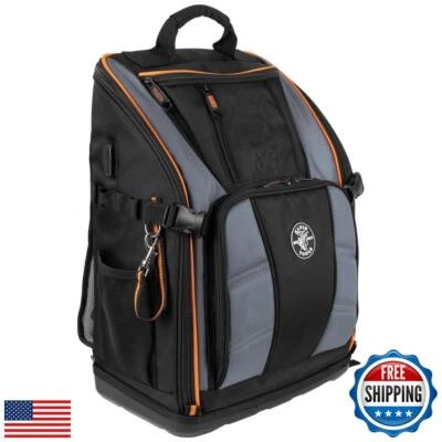 Klein Tools 62482 Tool Backpack, Tool-Station Pro Heavy-Duty Organizer with 2 - Image 1 of 4