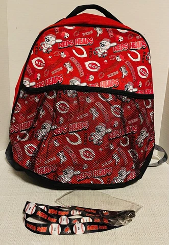 Cincinnati Reds Heads Mr Redlegs Backpack Kids Club Member Bag Fan Souvenir FG4 Cover
