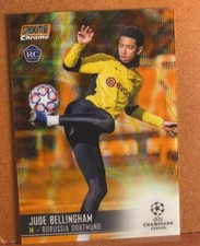 2020-21 Topps Stadium Club Chrome ORANGE YELLOW REFRACTOR #54 Jude Bellingham RC