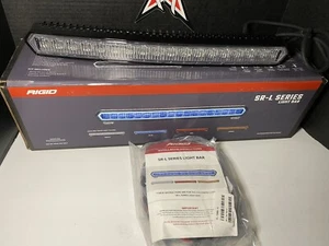 Rigid industries SR-L Series Light Bar black with red halo 63002 White Led - Picture 1 of 12