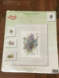 Lanarte Vervaco PN-0147543 Irises floral Aida Counted Cross Stitch Kit 26 x 36cm - Bild 1 von 9