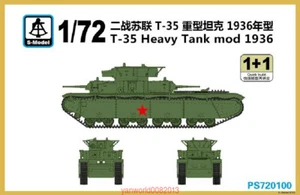 Tanque pesado S-modelo 1/72 PS720100 T-35 Mod.1936 (1+1) - Imagen 1 de 1