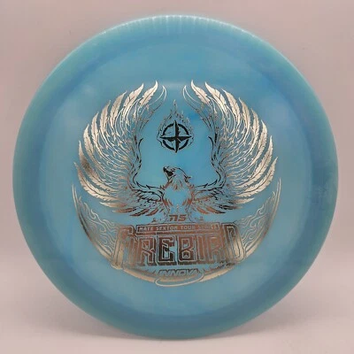 Innova Nate Sexton 2021 Champion Color Glow Firebird Tour Blue/Silver 173-5g - Image 1 of 4