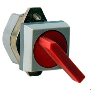 Selettore Elemento di Comando Rosso Bloccante Bavaglio, Serie EAO: 704.300.0.12, 1pz - Foto 1 di 2